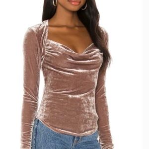 Free People Velvet Top